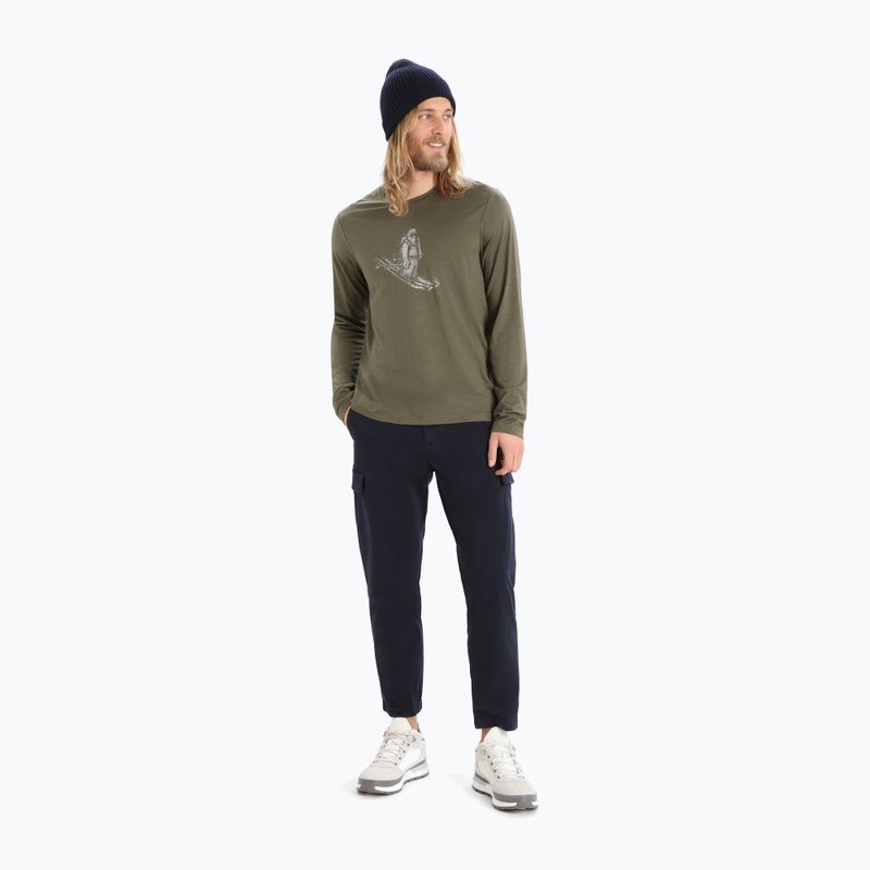 Icebreaker Tech Lite II tricou de drumeție pentru bărbați verde IB0A56KY0691 3