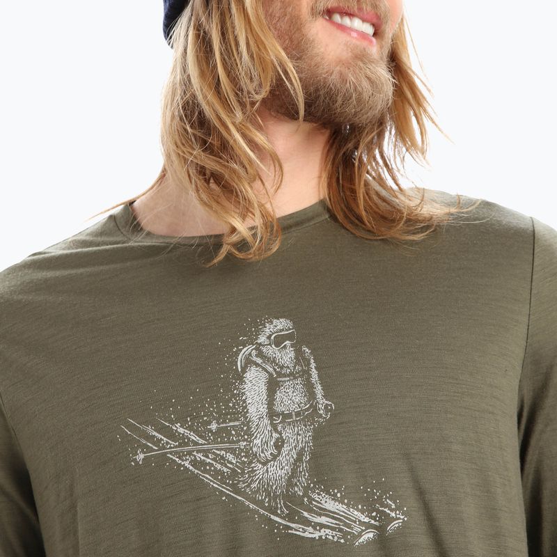 Icebreaker Tech Lite II tricou de drumeție pentru bărbați verde IB0A56KY0691 4