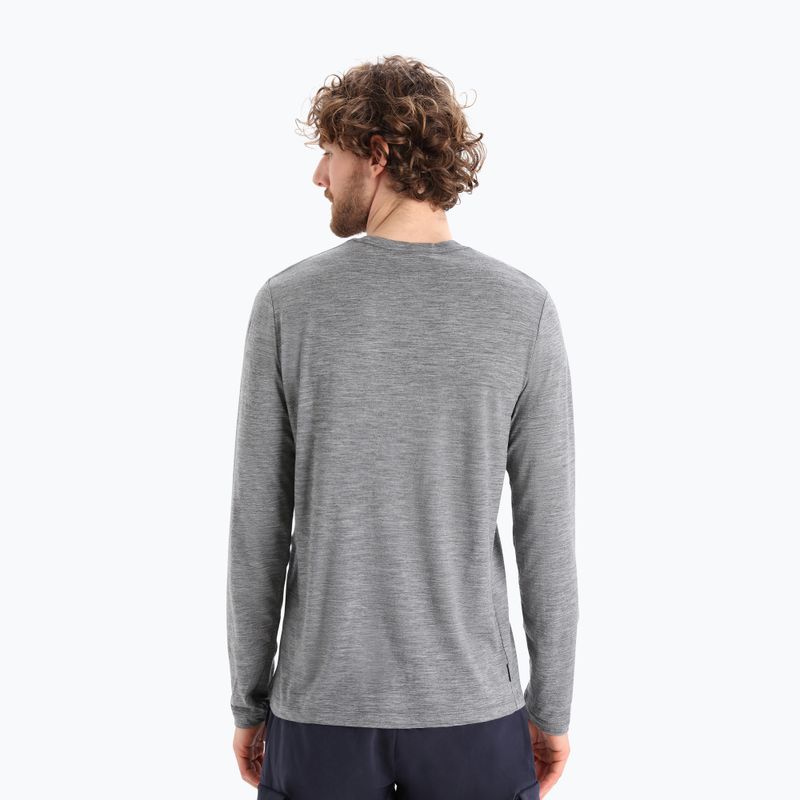 Icebreaker Tech Lite II tricou de drumeție pentru bărbați gri IB0A56KY0041 2