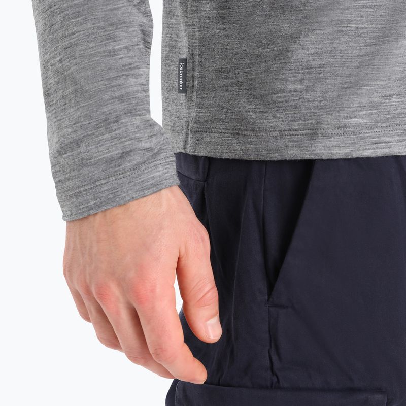 Icebreaker Tech Lite II tricou de drumeție pentru bărbați gri IB0A56KY0041 5