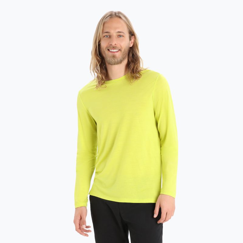 Tricou de trekking Icebreaker Sphere II pentru bărbați galben IB0A56D85651