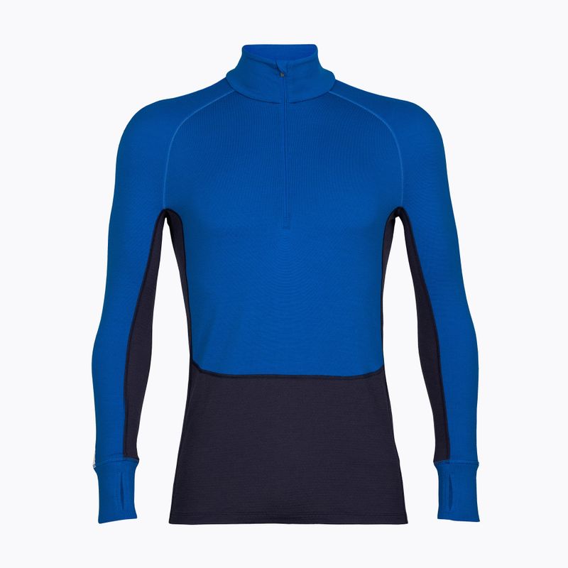 Bluză termică pentru bărbați icebreaker ZoneKnit 260 Half Zip lazurite/royal navy/snow/cb 8