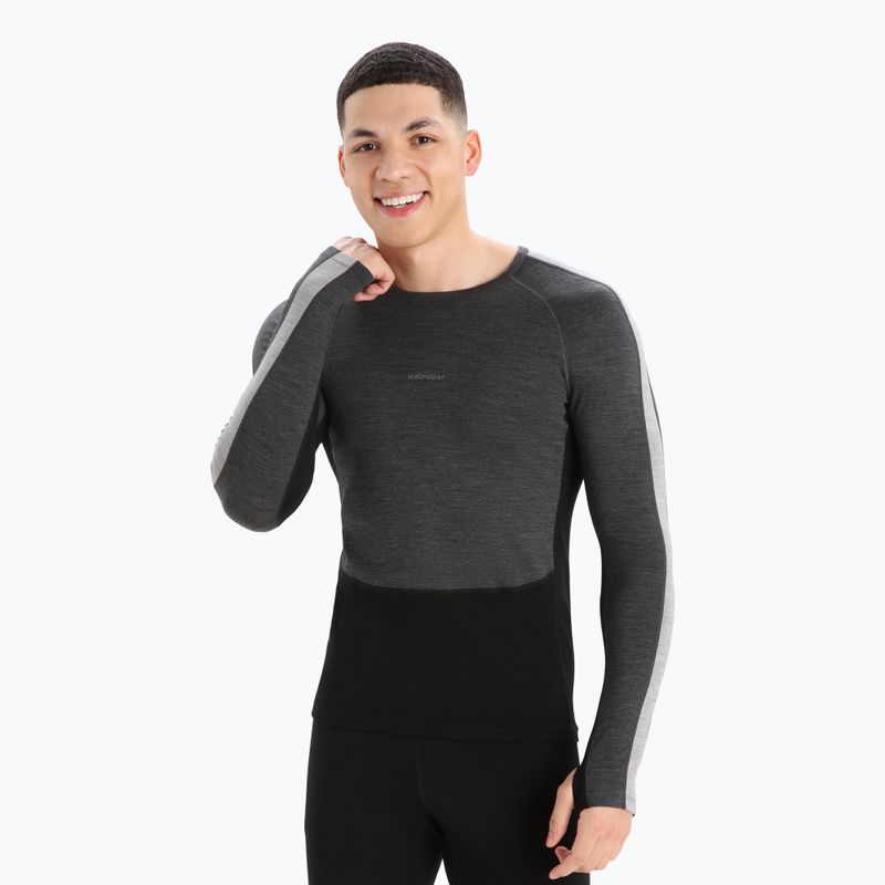 Tricou termic pentru bărbați icebreaker ZoneKnit 200 gri IB0A56HA5851