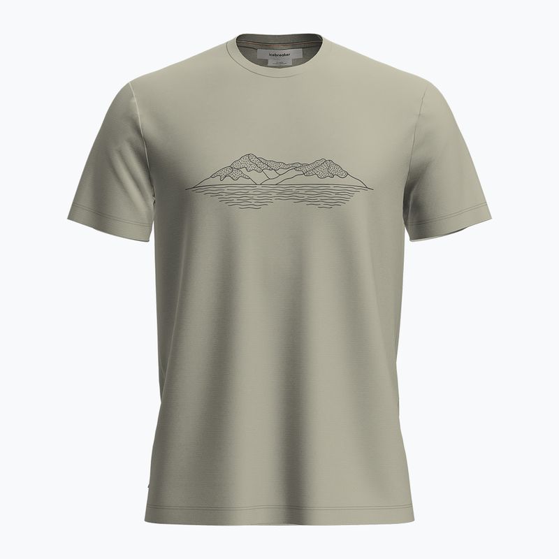 Tricou de trekking pentru bărbați icebreaker Merino 150 Tech Lite SS T Pukaki Reflected ashen