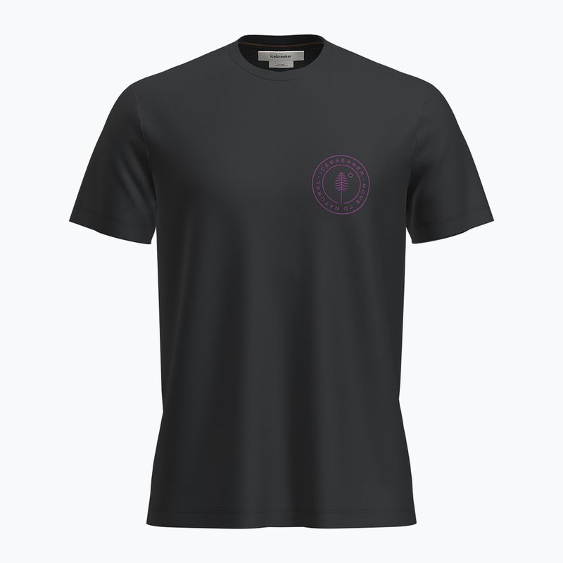 Tricou de trekking pentru bărbați icebreaker Merino 150 Tech Lite SS Tee Hike Naturall black