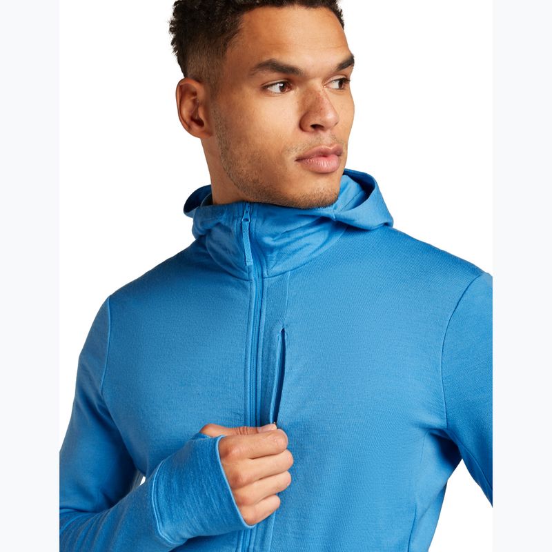 Bluză de trekking pentru bărbați icebreaker Merino 260 Quantum IV Zip Hoodie arctic 6