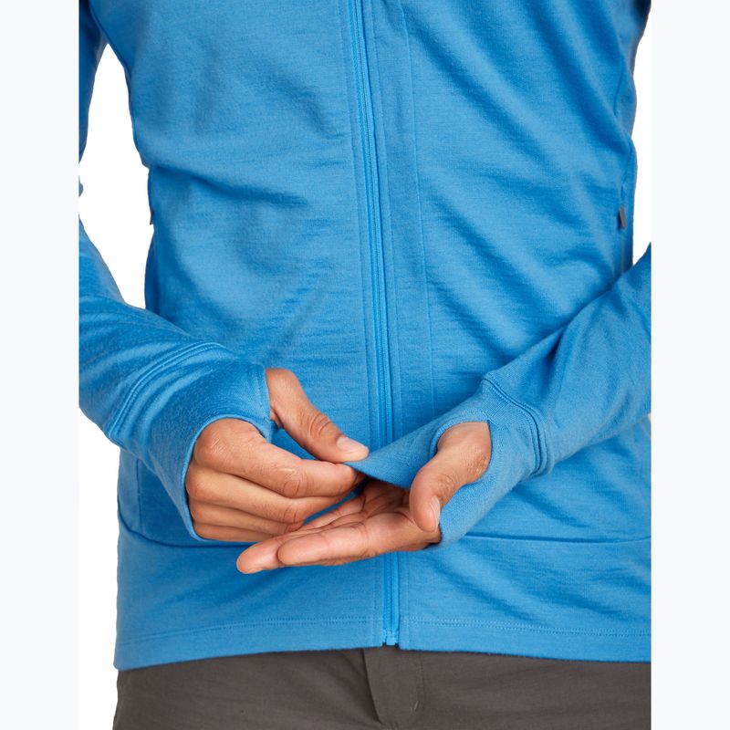 Bluză de trekking pentru bărbați icebreaker Merino 260 Quantum IV Zip Hoodie arctic 8