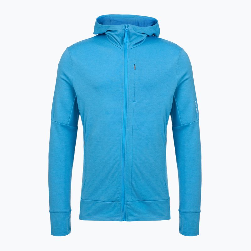 Bluză de trekking pentru bărbați icebreaker Merino 260 Quantum IV Zip Hoodie arctic 10