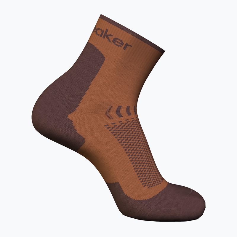 Șosete de trekking pentru bărbați Icebreaker Merino Hike+ Light Mini dusty clay/carob 2