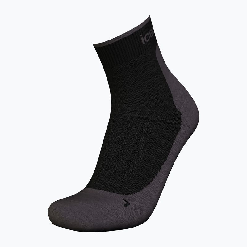 Șosete de trekking pentru bărbați Icebreaker Merino Hike+ Light Mini black/obsidian 2