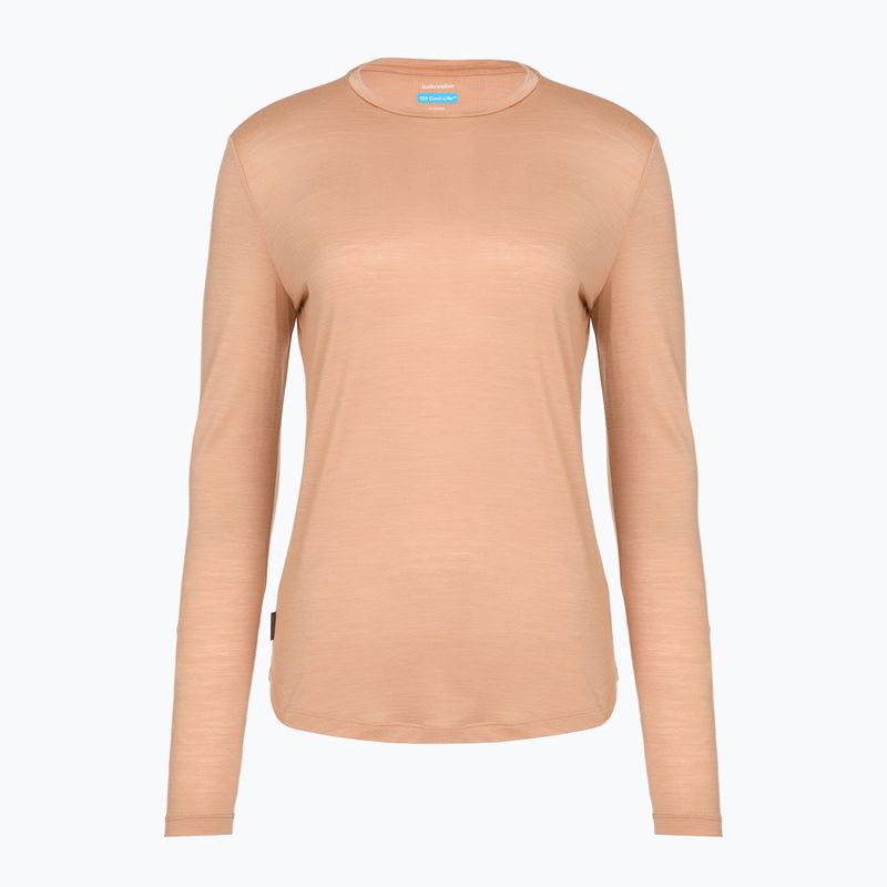 Longsleeve de trekking pentru femei icebreaker Merino 125 Cool-Lite Sphere III LS Tee desert sand