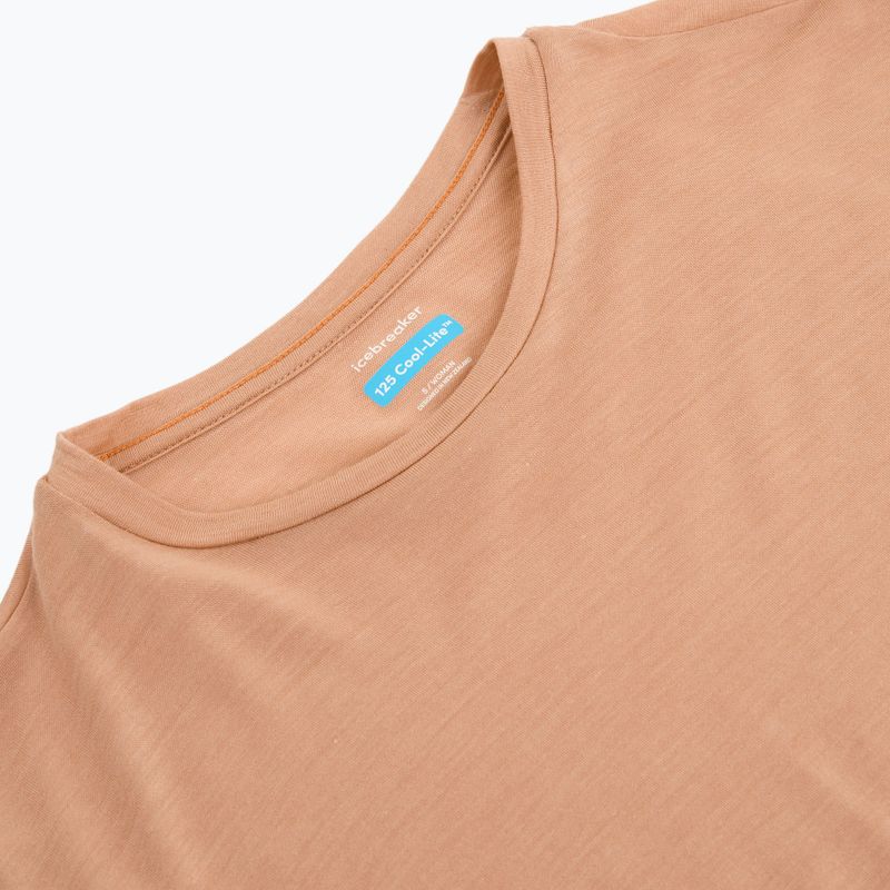Longsleeve de trekking pentru femei icebreaker Merino 125 Cool-Lite Sphere III LS Tee desert sand 3