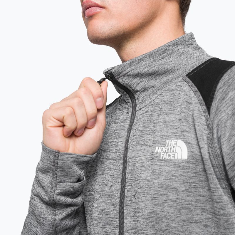 Jachetă de trekking pentru bărbați The North Face AO Midlayer FZ FZ gri NF0A5IMFYLM1 5