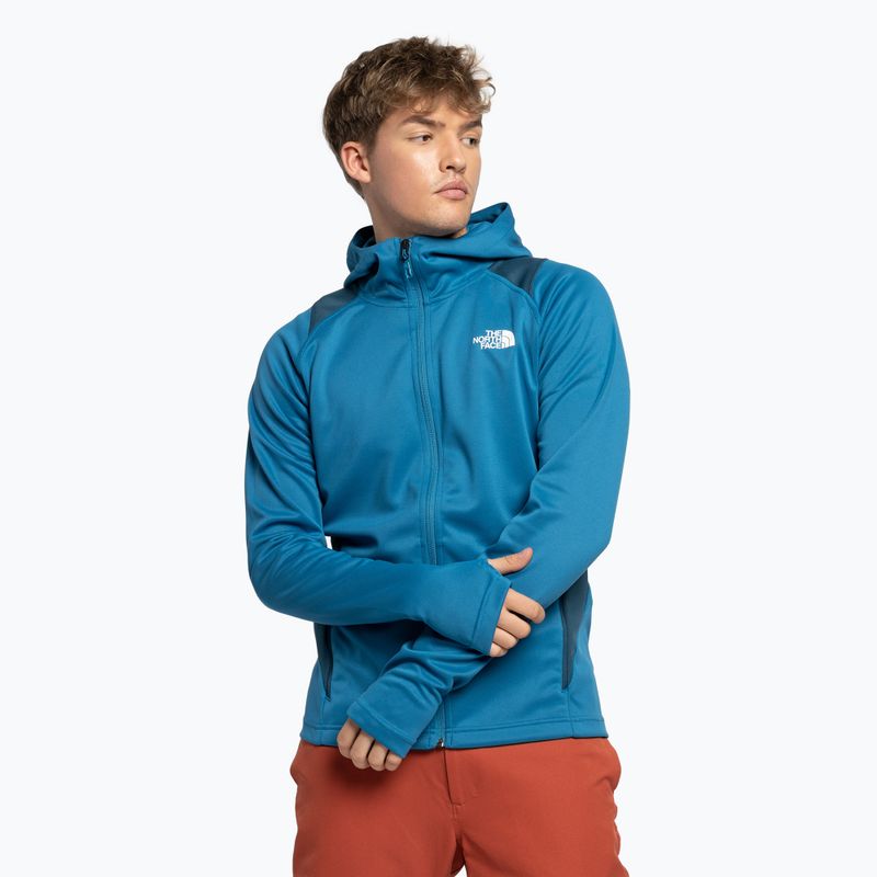 Jachetă de trekking pentru bărbați The North Face AO Midlayer FZ Hoodie FZ albastru NF0A5IMG5E91