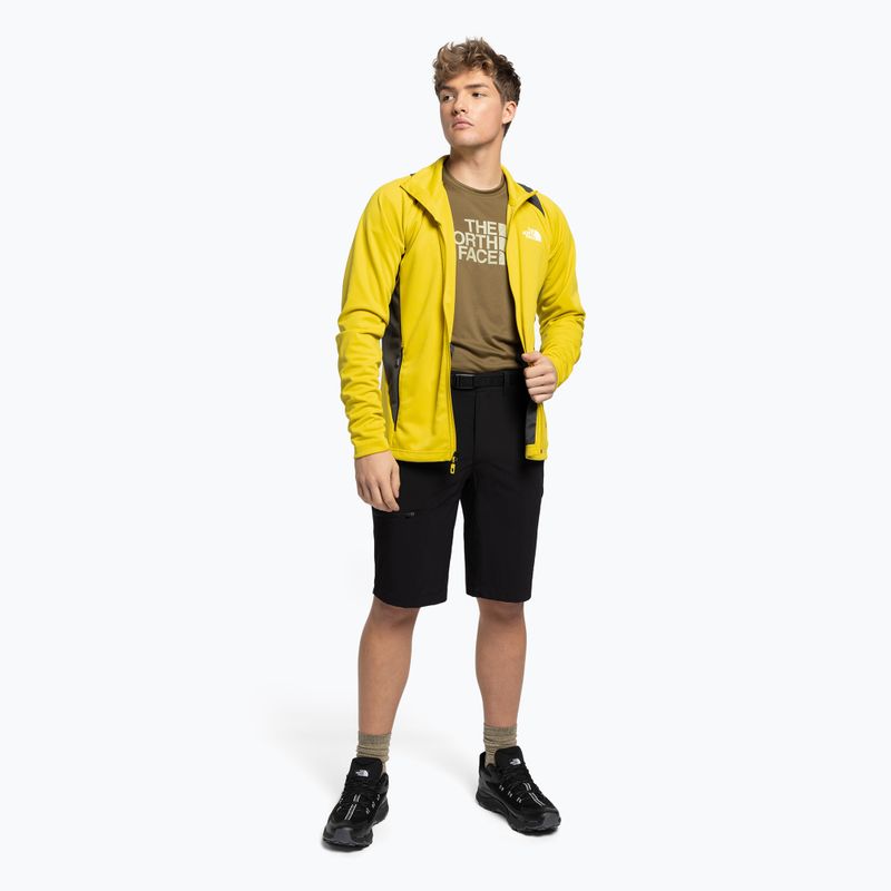 Jachetă de trekking pentru bărbați The North Face AO Midlayer FZ Hoodie FZ galben NF0A5IMFW8B1 2