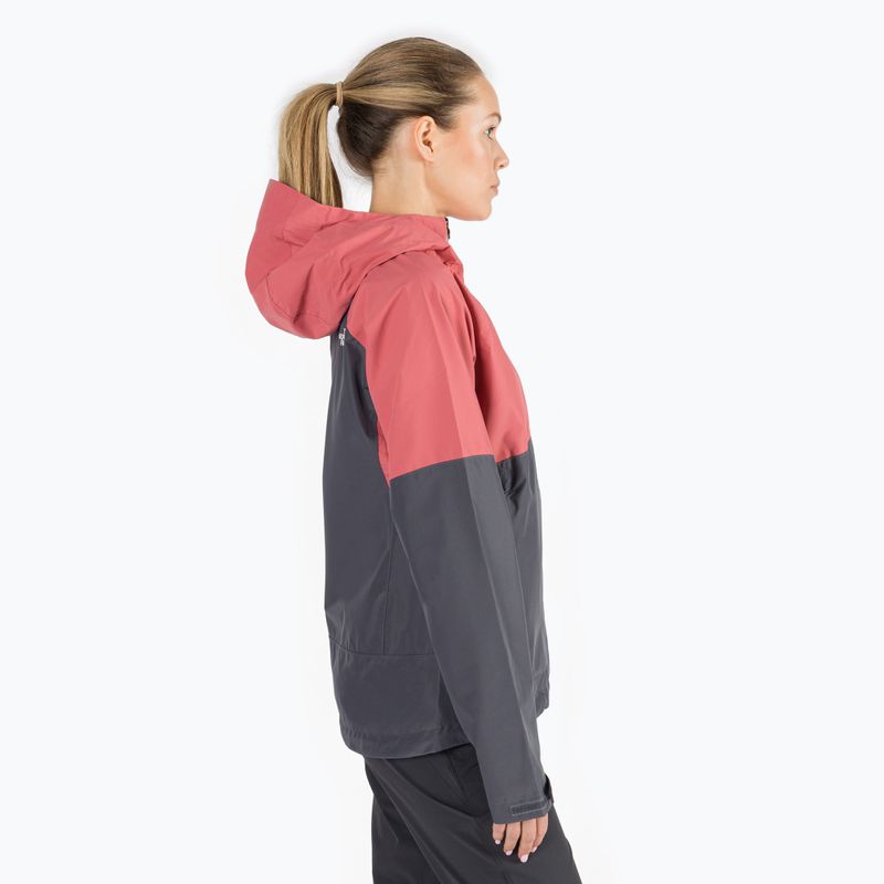 Jachetă de ploaie pentru femei The North Face Diablo Dynamic JKT gri-roz NF0A555W59L1 3