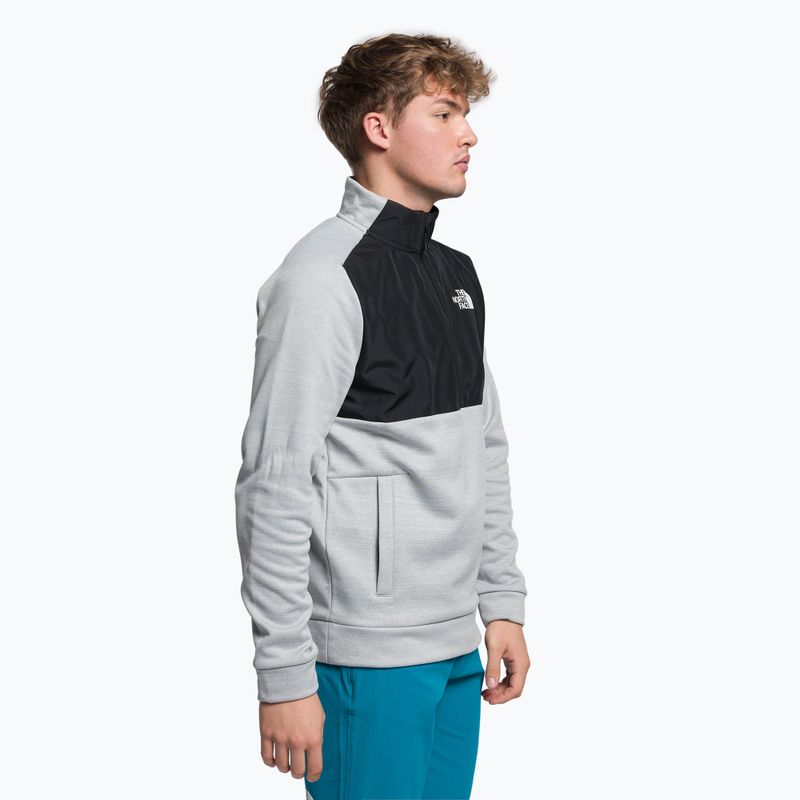 Bărbați The North Face MA 1/4 Zip 1/4 fleece sweatshirt gri deschis NF0A5IESGAU1 3