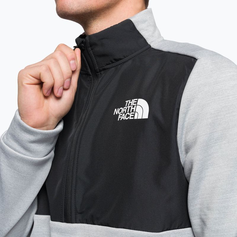 Bărbați The North Face MA 1/4 Zip 1/4 fleece sweatshirt gri deschis NF0A5IESGAU1 5