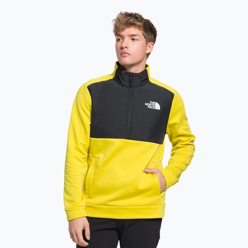 Bărbați The North Face MA 1/4 Zip 1/4 fleece sweatshirt galben NF0A5IESY7C1