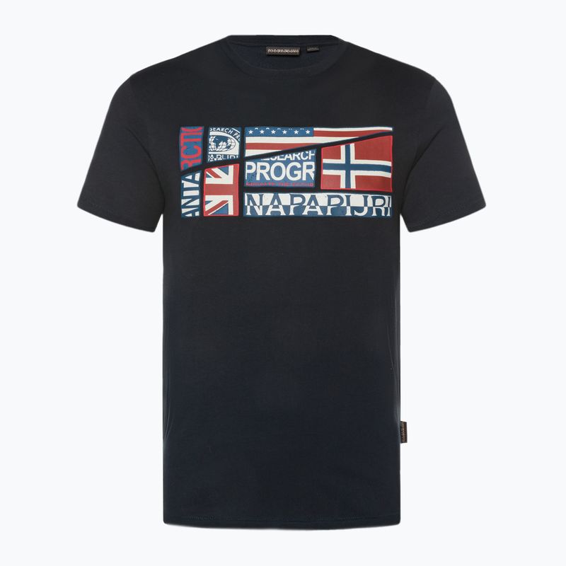 Tricou Napapijri NP0A4G34 azul pentru bărbați 5