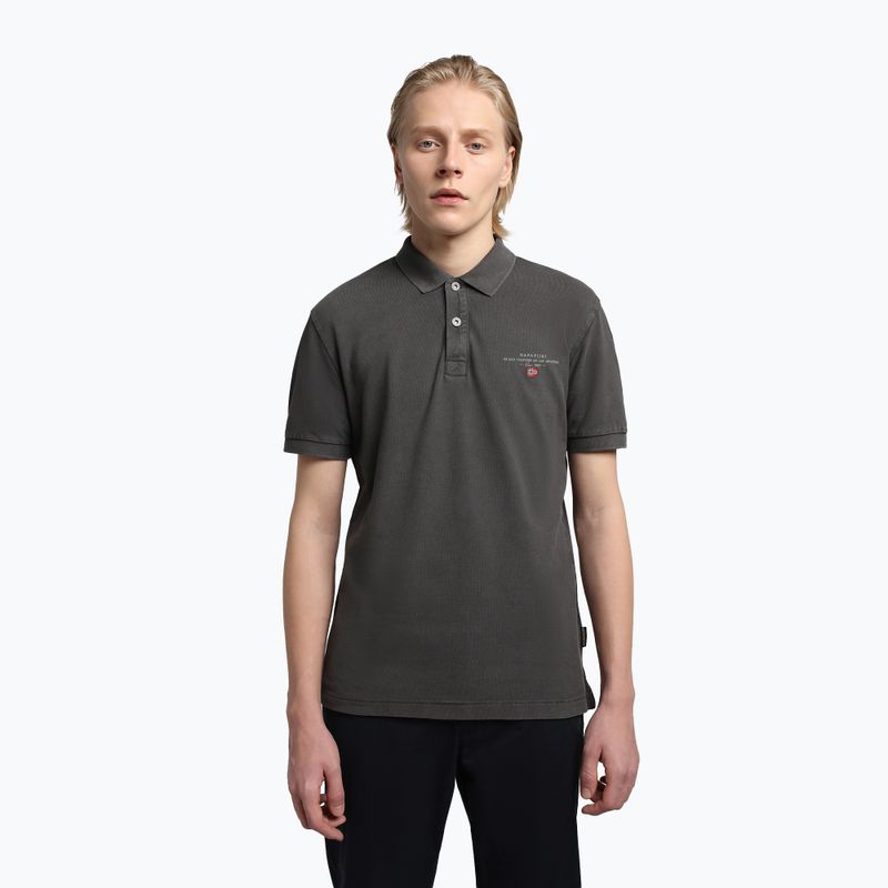 Tricou polo pentru bărbați Napapijri NP0A4GDL gris