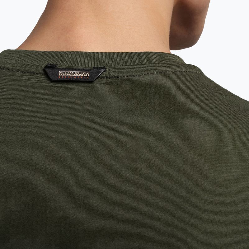 Tricou Napapijri NP0A4G34 verde pentru bărbați Napapijri NP0A4G34 verde