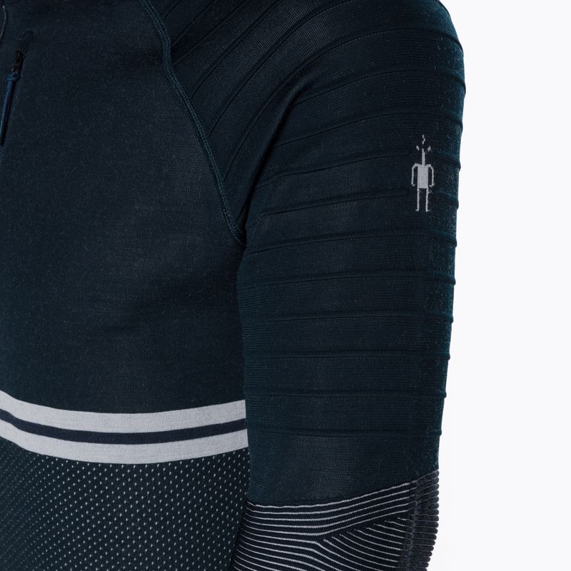 Bluză termică pentru bărbați Smartwool Intraknit Merino Tech 1/4 Zip deep navy 4