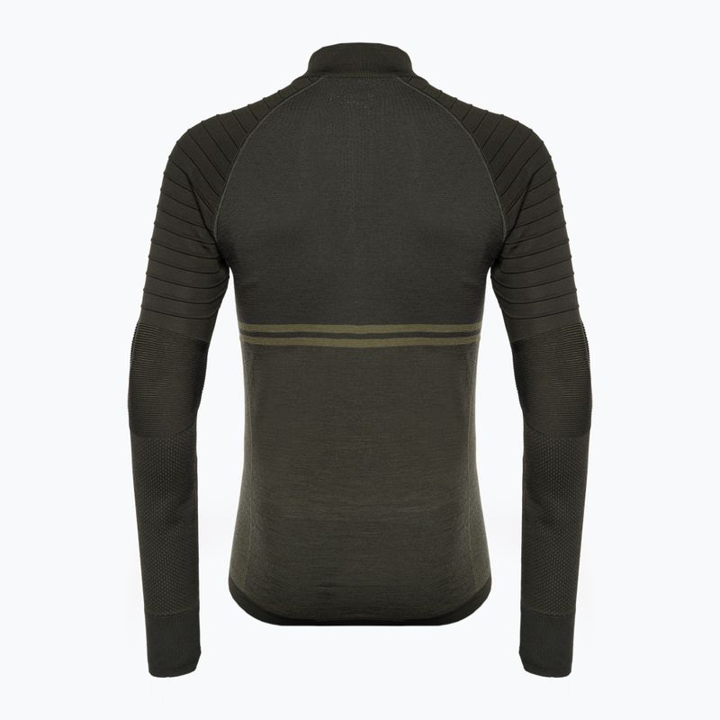 Tricou termic Smartwool Intraknit Merino Tech 1/4 Zip pentru bărbați  gri 16670 2