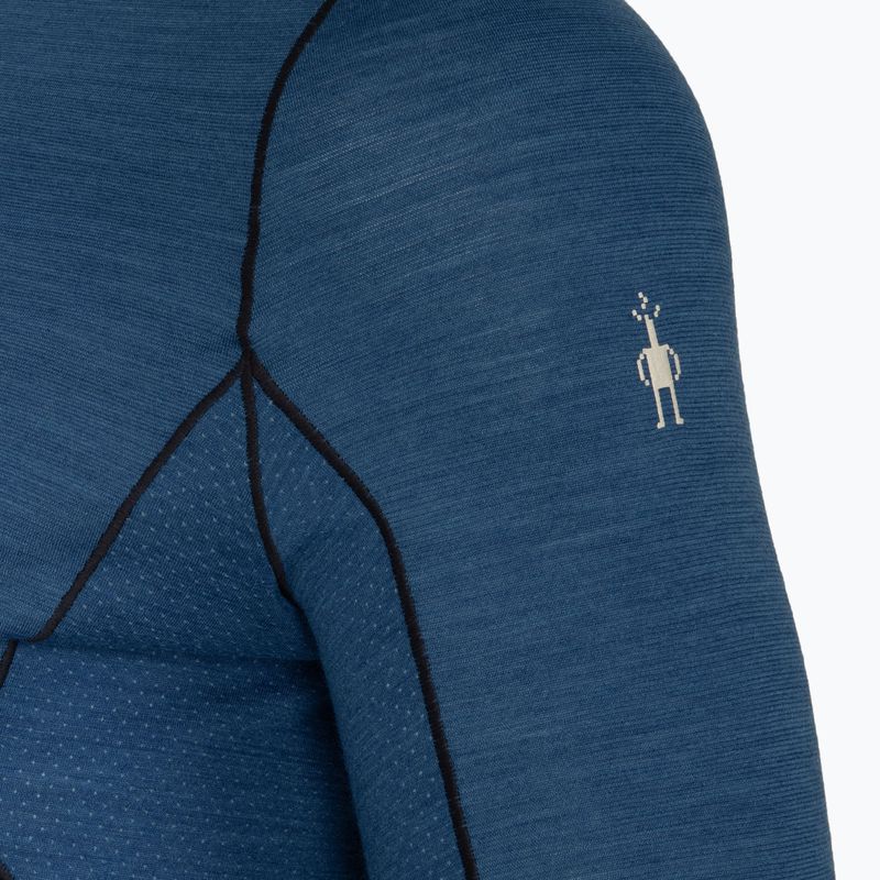 Bluză termică pentru bărbați Smartwool Merino Sport Crew laguna blue/deep navy 3