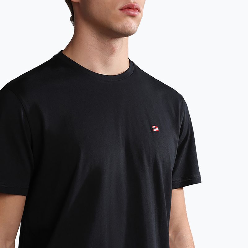 Tricou pentru bărbați Napapijri Salis black 4