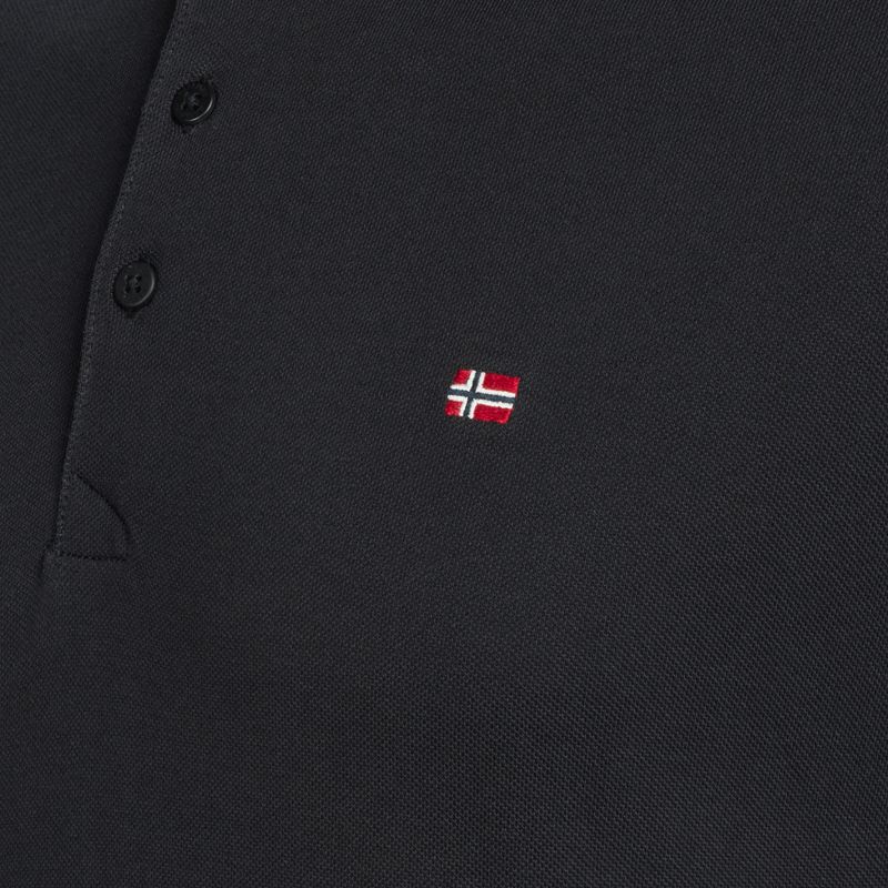 Tricou polo pentru bărbați Napapijri Ealis black 7