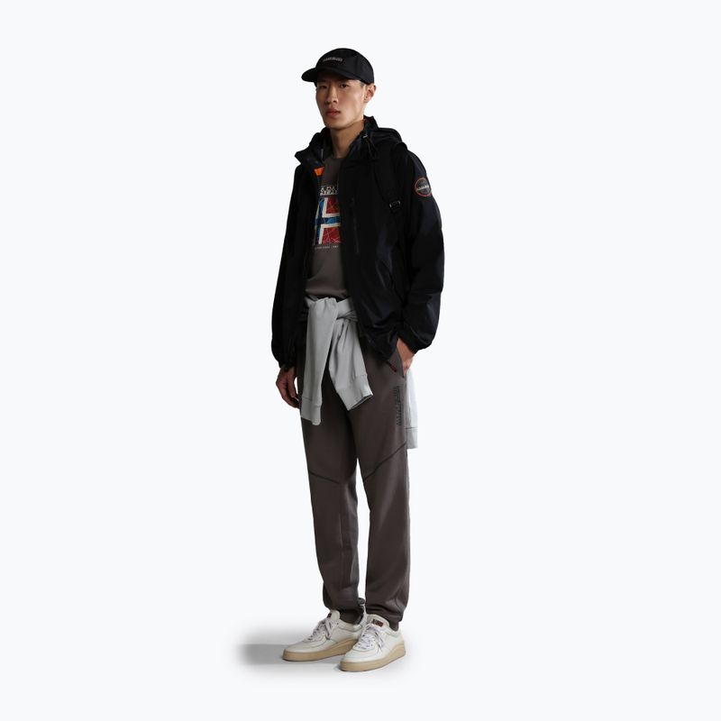 Tricou Napapijri pentru bărbați NP0A4H22 gris 7