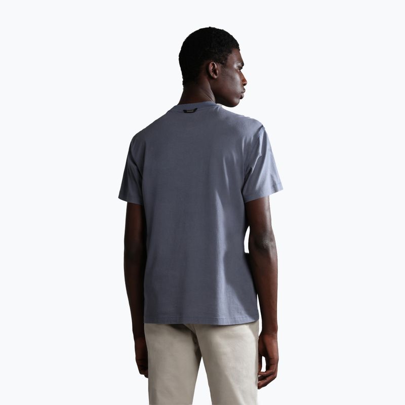 Tricou Napapijri NP0A4H2H azul pentru bărbați Napapijri NP0A4H2H azul