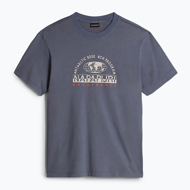 Tricou Napapijri NP0A4H2H azul pentru bărbați Napapijri NP0A4H2H azul