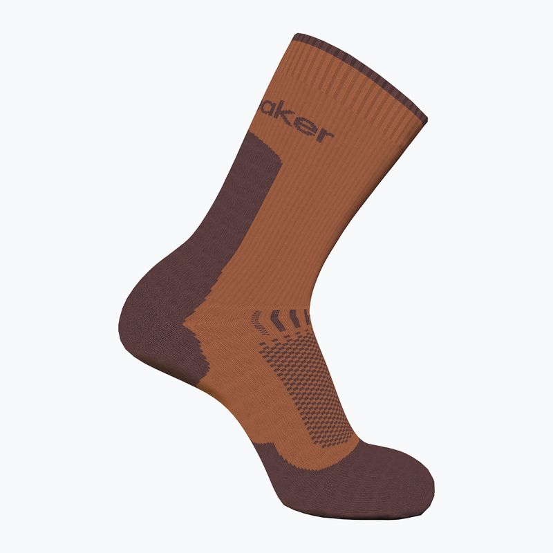 Șosete de trekking pentru femei icebreaker Merino Hike+ Light Crew dusty clay/carob 2