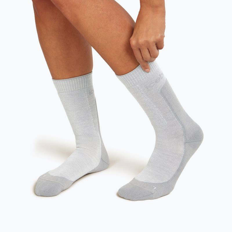 Șosete de trekking pentru femei icebreaker Merino Hike+ Medium Crew ether/alloy 3