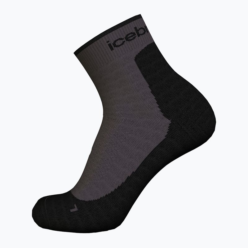 Șosete de trekking pentru femei icebreaker Merino Hike+ Light Mini obsidain/black 3