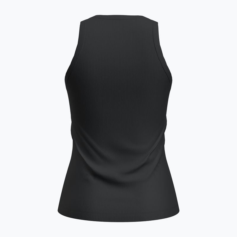 Tricou de trekking pentru femei icebreaker Merino Blend Rib Lotus Tank black 2