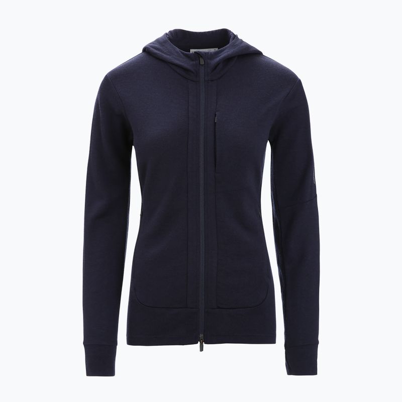 Geacă de trekking pentru femei Icebreaker Quantum III LS Zip Hood albastru marin 0A59JW 6