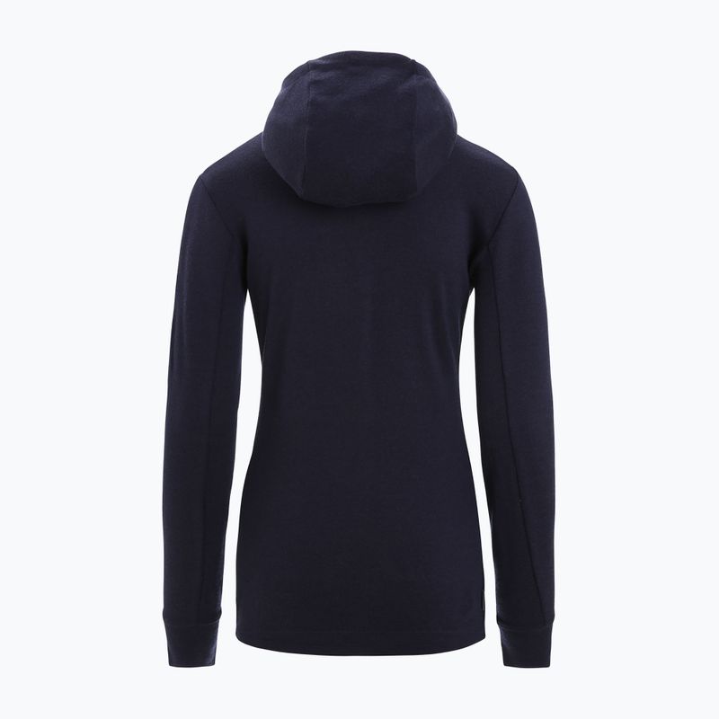 Geacă de trekking pentru femei Icebreaker Quantum III LS Zip Hood albastru marin 0A59JW 7