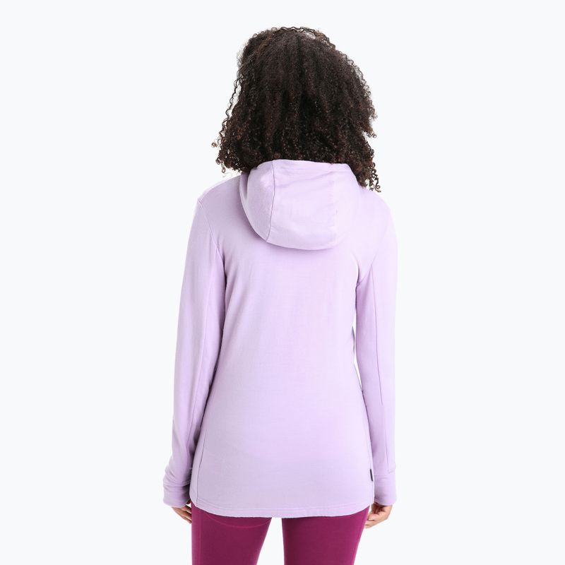 Geacă de trekking pentru femei Icebreaker Quantum III LS Zip Hood violet 0A59JW 3