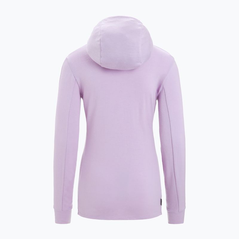 Geacă de trekking pentru femei Icebreaker Quantum III LS Zip Hood violet 0A59JW 9