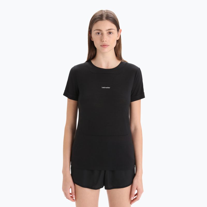 Icebreaker tricou termic pentru femei Zoneknit negru IB0A56OU0011