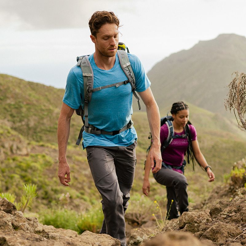 Cămașă de trekking pentru bărbați Icebreaker Sphere II SS albastru 0A56C6 8