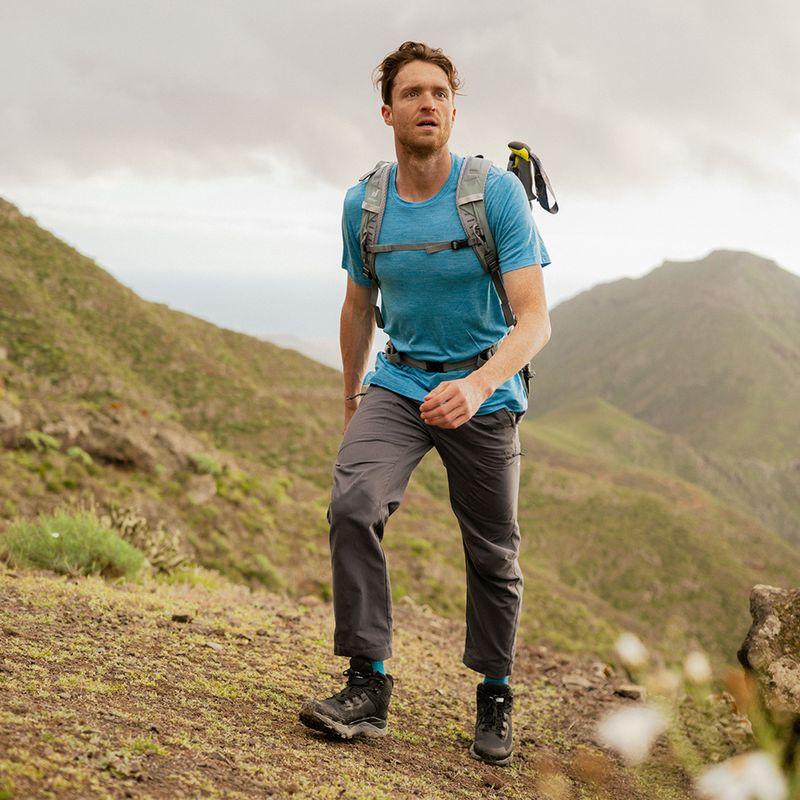 Cămașă de trekking pentru bărbați Icebreaker Sphere II SS albastru 0A56C6 9