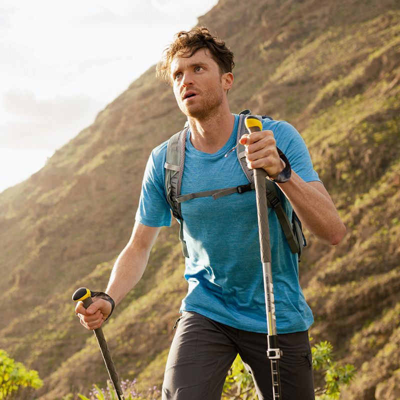 Cămașă de trekking pentru bărbați Icebreaker Sphere II SS albastru 0A56C6 10