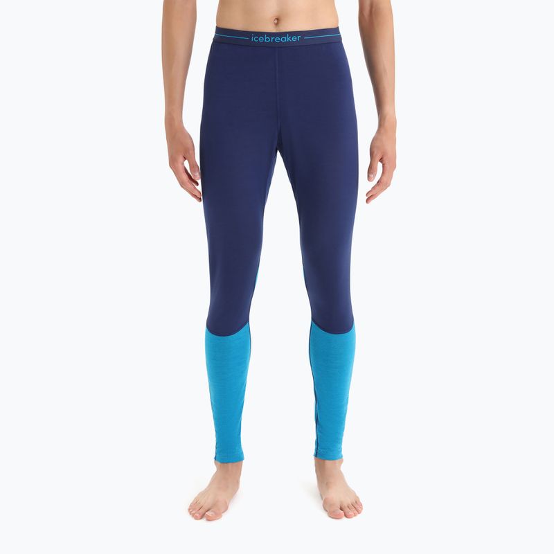 Pantaloni termici pentru bărbați icebreaker 125 Zoneknit albastru IB0A56H57841