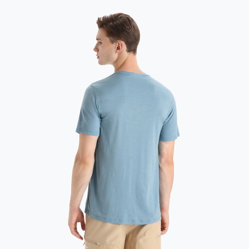 Tricou termic pentru bărbați icebreaker Tech Lite II Polar Paddle albastru IB0A56NA7301 3