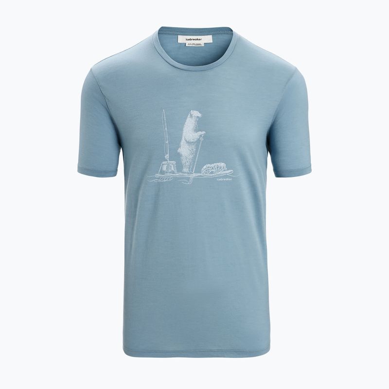 Tricou termic pentru bărbați icebreaker Tech Lite II Polar Paddle albastru IB0A56NA7301 6