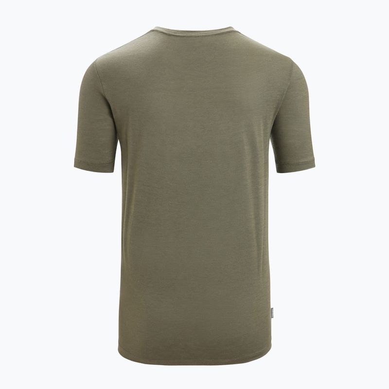 Tricou termic pentru bărbați icebreaker Tech Lite II Polar Paddle verde IB0A56NA0691 7